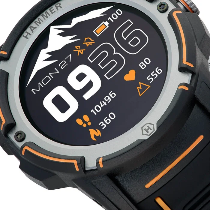 MyPhone Hammer Energy X 4+64GB Orange + Hammer Watch Plus RapidCharge Duo [Mazlietots]